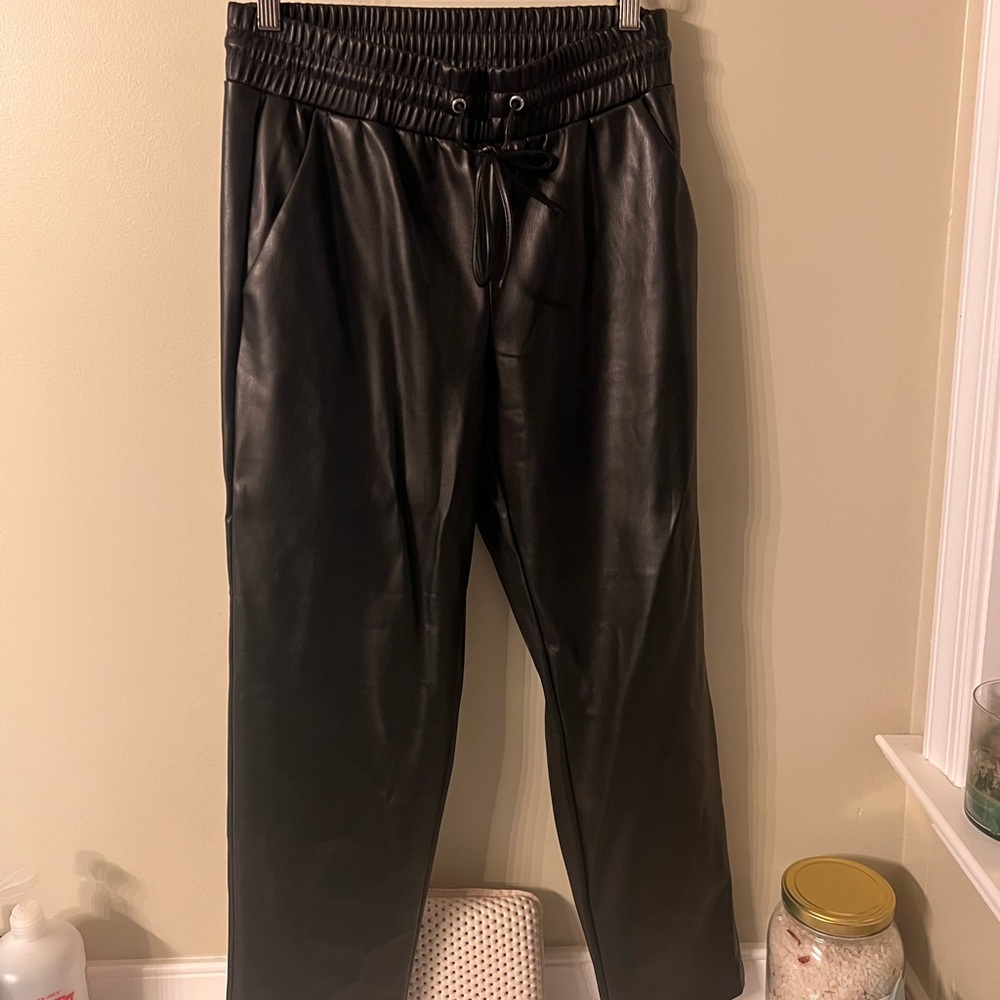 Never worn pleather pants.